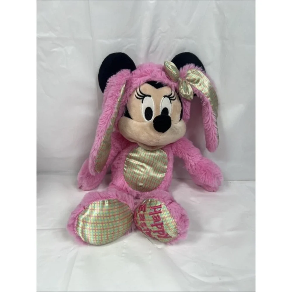 2020 Disney Parks Minnie‎ Mouse Pink Easter Bunny 12.5